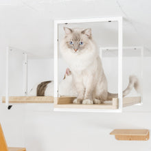 画像をギャラリービューアに読み込む, 【猫用】キャットステップ・ウォールシェルフ MYZOO-AVENUE(オーク)