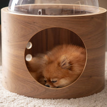 画像をギャラリービューアに読み込む, 【猫用(小型犬)】ベッド MYZOO-宇宙船GAMMA(オーク素材)