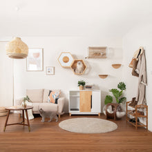 画像をギャラリービューアに読み込む, 【猫用】トイレ収納ボックス(トイレ付) MYZOO-OMEGA SLIDE