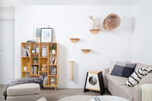 画像をギャラリービューアに読み込む, 【猫用】キャットステップ MYZOO-ROUND LACK(無地) ×2枚