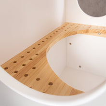 画像をギャラリービューアに読み込む, 【猫用】トイレ収納ボックス(トイレ付) MYZOO-OMEGA