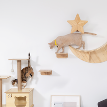 画像をギャラリービューアに読み込む, 【猫用】キャットステップ MYZOO-LACK(無地) ×2枚