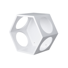 画像をギャラリービューアに読み込む, 【猫用】キャットステップ MYZOO-六角ハウス(ホワイト)