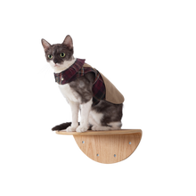 画像をギャラリービューアに読み込む, 【猫用】キャットステップ MYZOO-ROUND LACK（無地） ×2枚
