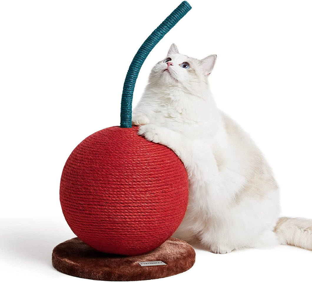 【猫用】VETRESKA（ベトレスカ） 猫家具 爪とぎ さくらんぼ / Cherry