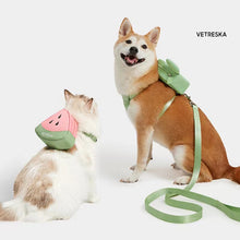 画像をギャラリービューアに読み込む, 【犬猫用】VETRESKA（ベトレスカ） ペットハーネス リード セット スイカ / Watermelon 2サイズ
